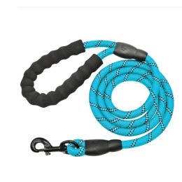 Reflective Dog Leash Nylon Pet Dog Leash Rope For Small Medium Large Dogs Walking Training Pet Suppiles (Option: Blue)