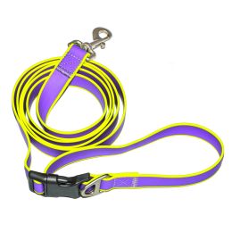 Six-in-one multi-functional hands-free multi-functional traction rope Hands-free design Adjustable straps/belt  Durable heavy-duty material Non-s (Color: Purple-yellow)